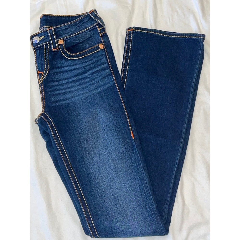 True Religion Slim fit boot cut blue jeans